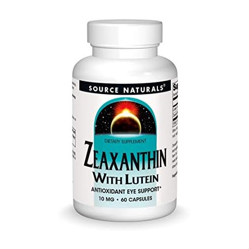  Source Naturals Zeaxanthin with Lutein, 10 mg - 60 Capsules