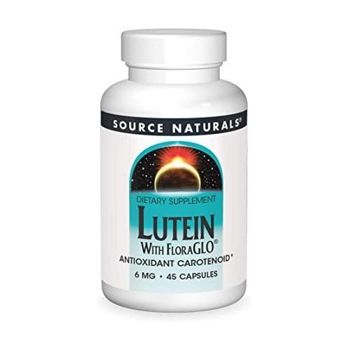  Source Naturals Lutein with FloraGLO 6 mg Antioxidant Carotenoid - 45 Capsules