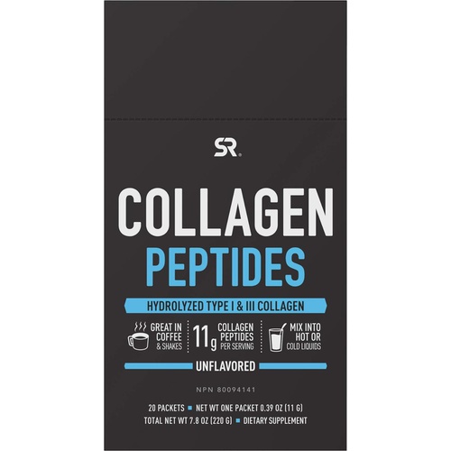  Sports Research Collagen Powder Supplement - Vital for Workout Recovery, Skin, & Nails - Hydrolyzed Protein Peptides - Great Keto Friendly Nutrition for Men & Women - Mix in Drinks