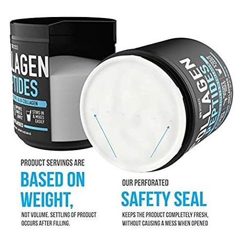  Sports Research Collagen Peptides - Hydrolyzed Type 1 & 3 Collagen Powder Protein Supplement for Healthy Skin, Nails, Bones & Joints - Easy Mixing Vital Nutrients & Proteins, Colla