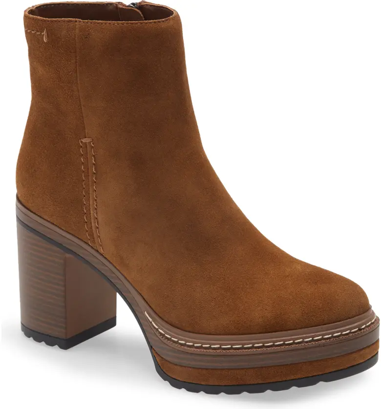 Steve Madden Sloanne Platform Bootie_COGNAC SUEDE