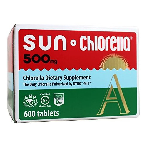  Sun Chlorella A Tablets - 500 mg - 600 Tablets