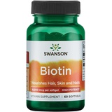 Swanson Super Strength Biotin Vitamin 10000 mcg 60 Sgels