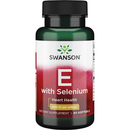  Swanson Vitamin E & Selenium 90 Sgels