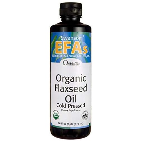  Swanson Flaxseed Oil (Omegatru) 16 fl Ounce (1 pt) (473 ml) Liquid