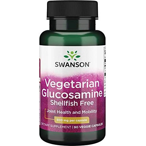  Swanson Vegetarian Glucosamine - Shellfish Free 500 Milligrams 90 Veg Capsules