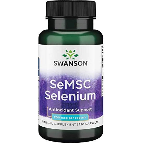  Swanson Semsc Selenium 200 mcg 120 Capsules