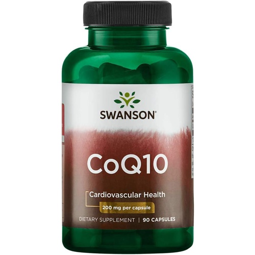  Swanson Ultra Swanson CoQ10 Cardiovascular Brain Energy and Heart Health Antioxidant Support Supplement 200 mg 90 Capsules