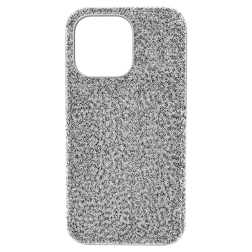 스와로브스키 Swarovski High smartphone case, iPhone 13 Pro, Silver tone