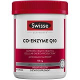 Swisse CoQ10 Supplement Co-Enzyme Q10 Coenzyme Q10 Supports Hearth Health and Ubiquinol Cellular Energy Production + CQ10 Antioxidant Support Co Q 10 135 mg 180 Mini Softgel Capsul