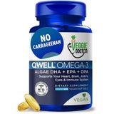 The Veggie Doctor Omega 3 Better Than Fish Oil Supplements - Vegan Omega 3 - Omega 3 Fatty Acids Vegan DHA, DPA, EPA - Plant Based Algae Omega 3 - Heart, Brain, Joint, Prenatal, Immune System Suppor