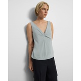 Theory Twisted Tank Top in Cotton Blend