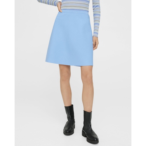 띠어리 Theory Mini Skirt in Crepe Knit