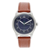 Timex 39 mm Waterbury Traditional Day-Date Stainless Steel Case