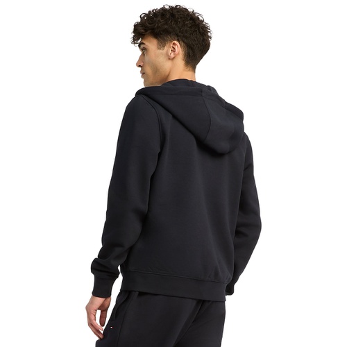 타미힐피거 Tommy Hilfiger Mens Long Sleeve Zip Front Flag Logo Hoodie