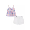 Girls 4-6x Printed Top and Shorts Set