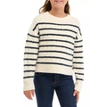 Girls 7-16 Stripe Cable Sweater
