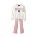 Girls 4-6x Fleece Pullover and Ribbed Pants Set