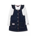 Girls 4-6x Denim Jumper Set