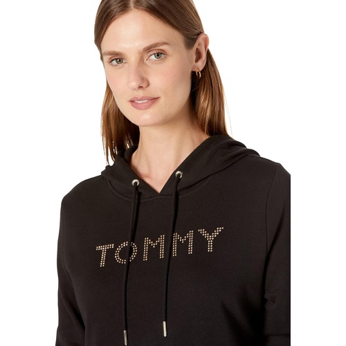 타미힐피거 Tommy Hilfiger Logo Hoodie Sweaterdress