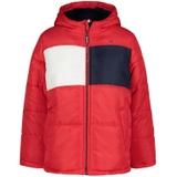 Toddler and Little Boys Pieced Puffer Jacket