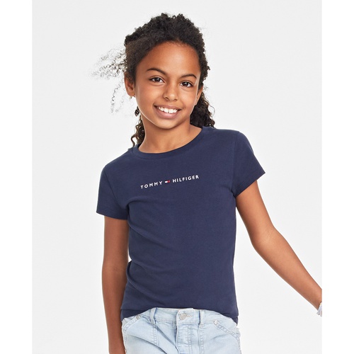 타미힐피거 Toddler Girls Classic Embroidered T-shirt