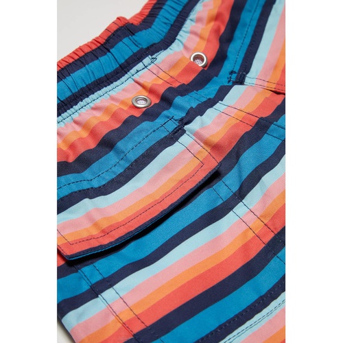  Toobydoo Confetti Stripes Classic Swim Shorts (Toddleru002FLittle Kidsu002FBig Kids)