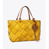 Tory Burch MILLER SUEDE WOVEN TOTE