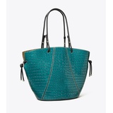 Tory Burch SPAGHETTI STRAP EMBOSSED TOTE