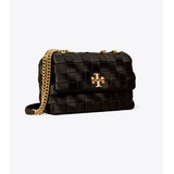 Tory Burch SMALL KIRA WOVEN CONVERTIBLE SHOULDER BAG