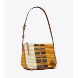 Tory Burch MCGRAW WOVEN STRIPE BOXY SHOULDER BAG