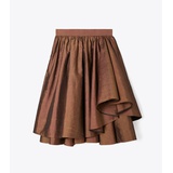 Tory Burch LINEN SHANTUNG BALLET SKIRT