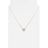 Tory Burch Pave Logo Pendant Necklace_TORY GOLD/ CRYSTAL
