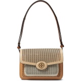 Tory Burch Robinson Perforated Color-Block Convertible Shoulder Bag