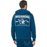 True Religion Big T Zip-Up Logo Hoodie