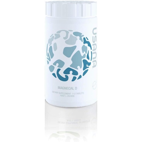  USANA MagneCal D - Balanced Magnesium and Calcium Fortified with Vitamin D to Support Bone Health* - 112 Tablets - 28 Day Supply