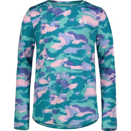 언더아머 Dissolve Camo UPF Long-Sleeve Shirt - Girls