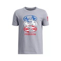 Under Armour' Boys 8-20 UA Freedom Stacked Logo Short Sleeve T-Shirt
