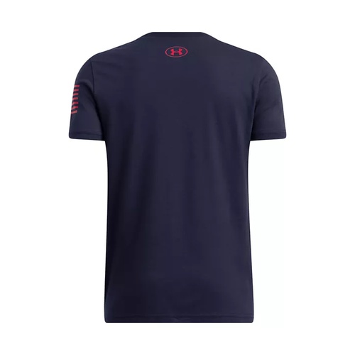 언더아머 Under Armour' Boys 8-20 UA Freedom Stacked Logo Short Sleeve T-Shirt