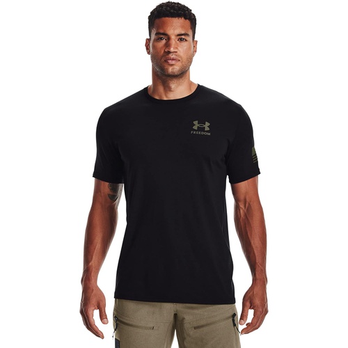 언더아머 Mens Under Armour New Freedom Flag T-Shirt