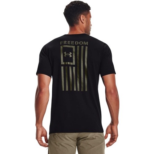 언더아머 Mens Under Armour New Freedom Flag T-Shirt