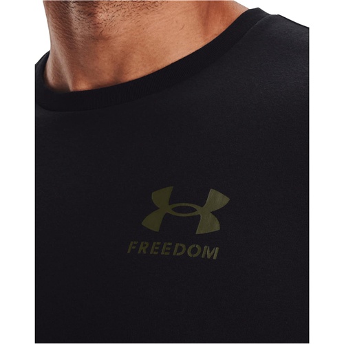 언더아머 Mens Under Armour New Freedom Flag T-Shirt