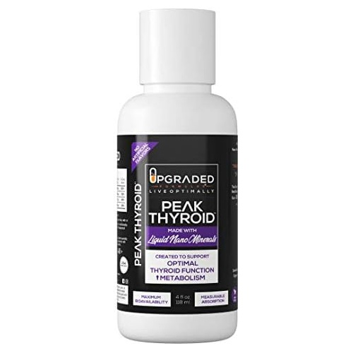  Peak Thyroid by Upgraded Formulas with Zinc, Iodine, Selenium and Copper 60 Servings
