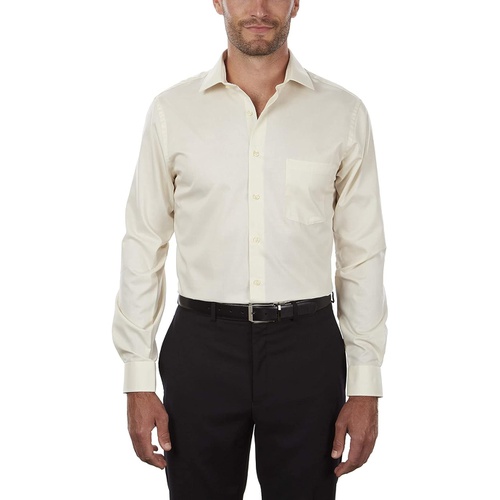  Van Heusen Mens Dress Shirt Regular Fit Flex Collar Stretch Solid