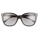 Versace Rock Icons 57mm Polarized Sunglasses_BLACK/ GREY GRADIENT