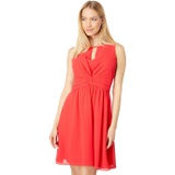Vince Camuto Chiffon Twist Front Fit-and-Flare