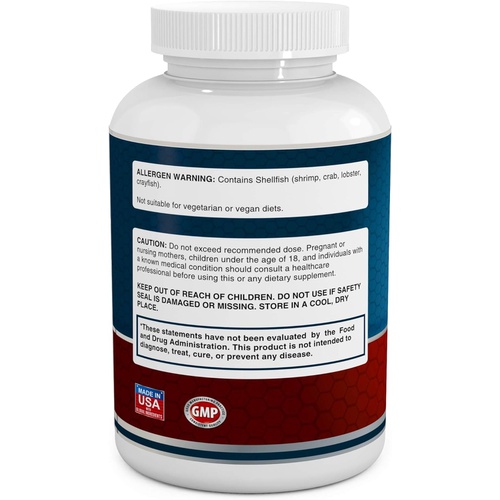  VitaBreeze Glucosamine Chondroitin, MSM & Turmeric Dietary Supplement - 248 Capsules