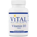 Vital Nutrients - Vitamin D3 - Supports Calcium Absorption and Bone Health - 90 Vegetarian Capsules per Bottle - 5,000 IU