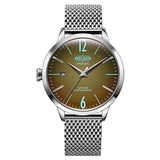 Welder Moody Stainless Steel Mesh 3 Hand Watch with Date 38mm