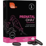 Zahler Prenatal Vitamin with DHA & Folate - DHA Supplements & Prenatal Multivitamin for Mother and Child - Kosher Prenatal DHA Prenatal Vitamins with Iron, Pre Natal Softgels 60 Co